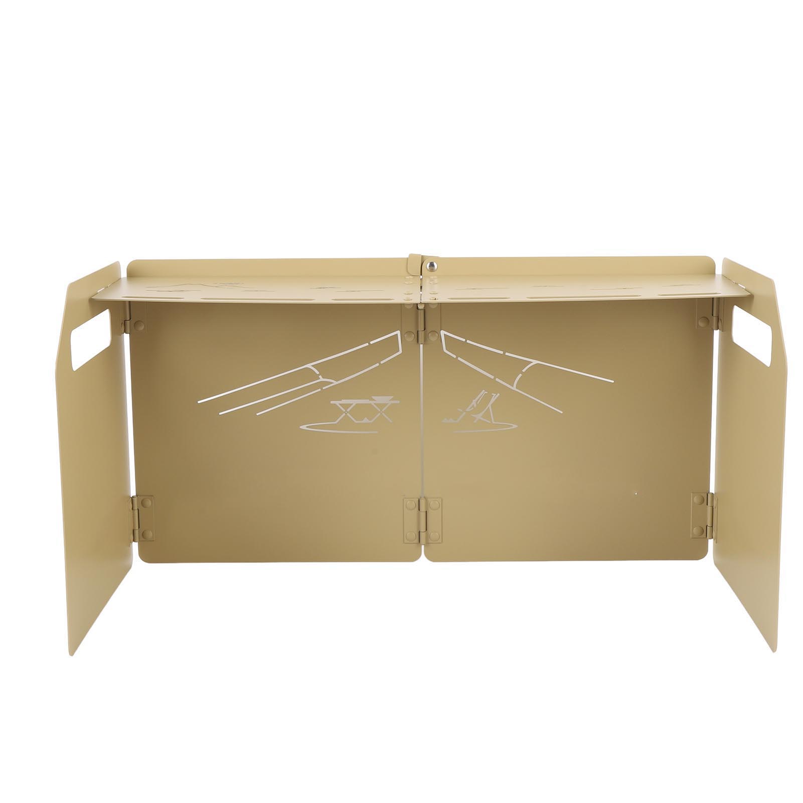 Ветрозащитный экран для походной плиты, складной уличный ветрозащитный экран для газовой плиты, ветрозащитный экран с сумкой для хранения для