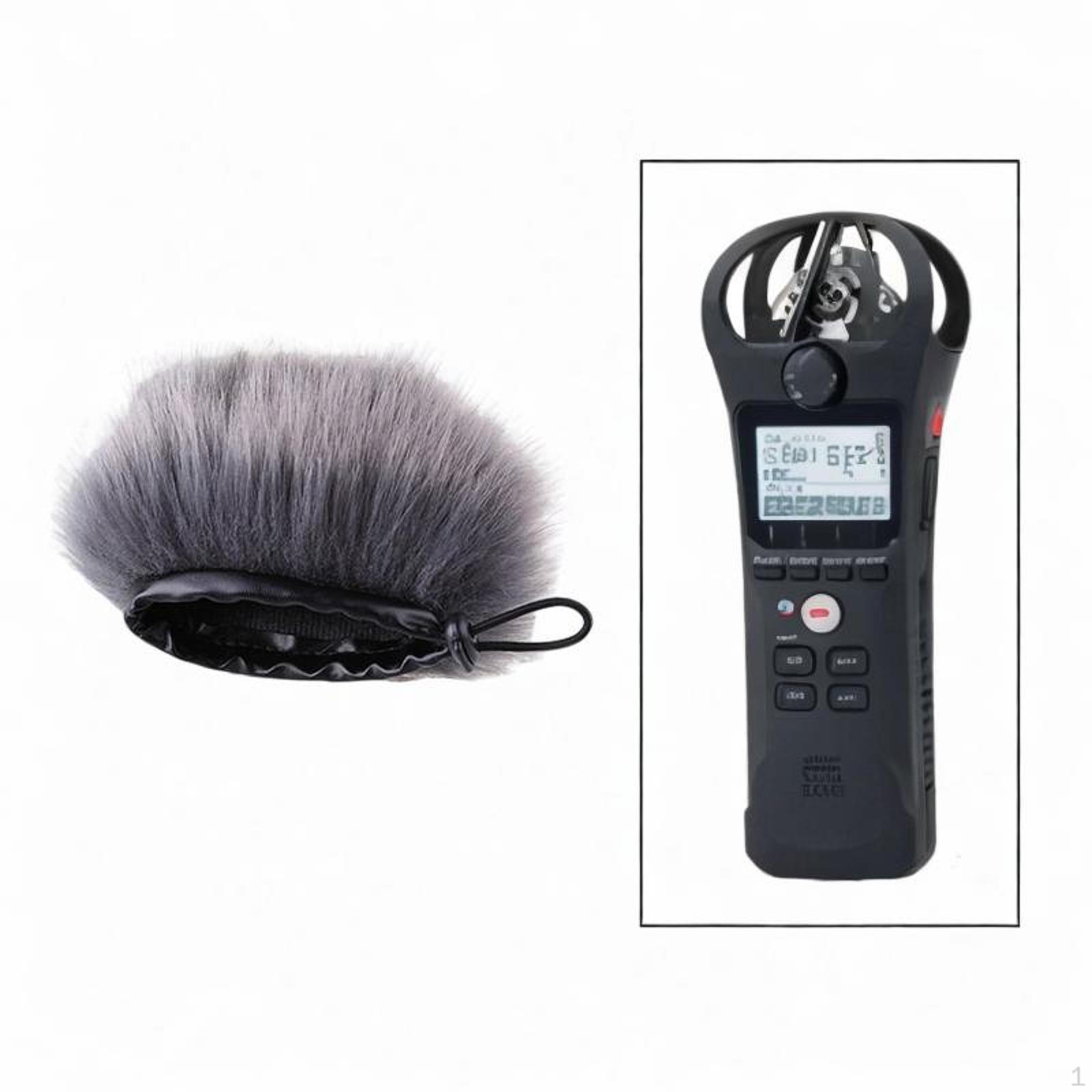 Микрофон Ветрозащитный Чехол Ветрозащитный Чехол Защита от шума ветра Уличный Ветрозащитный Микрофон Мех