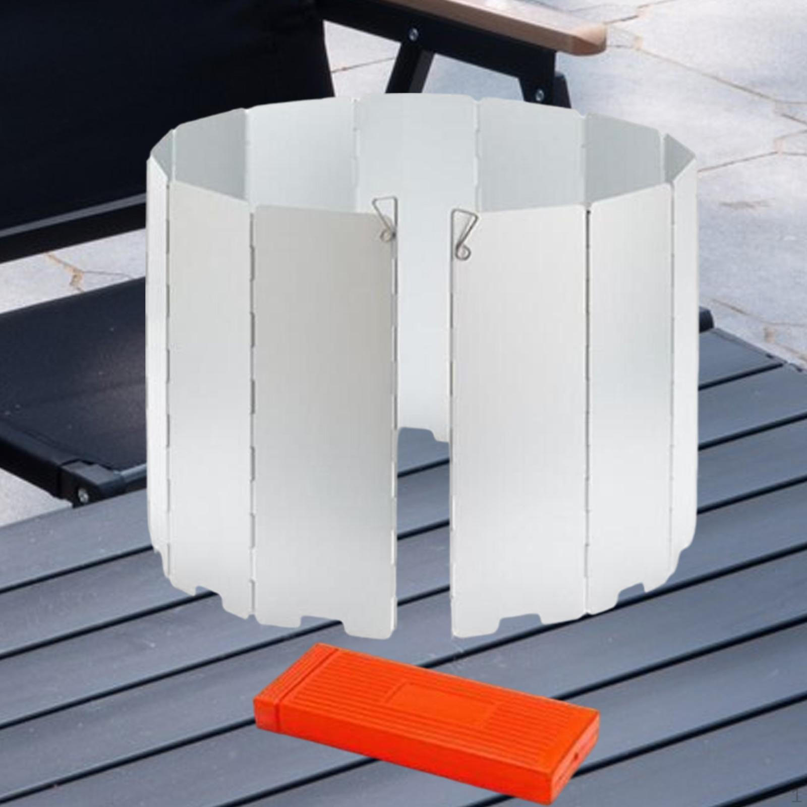 Ветрозащитный экран для походной плиты, складной компактный ветрозащитный экран с сумкой для переноски, ветрозащитный козырек Argent